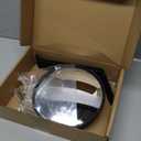 CNQLIS 8 Inch Convex Mirror Outdoor with Adjustable Wall Fixing Bracket, Blindspot Traffic Mirror for Driveway Garage Park Outdoor Wide Angle View Curved Security Blind Spot Mirrors 1 Pack