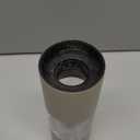 Manual Salt and Pepper Grinder Set - Stainless Steel, Ceramic, Large Glass Adjustable Shakers in Black/White, 2-Pack - Refillable Pepper Grinder & Salt Grinder Manual with Award Winning Design