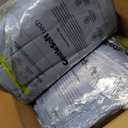 Bedsure King Size Comforter Set Slate Blue - Bed in a Bag Bedding Set 7 Pieces, GentleSoft Pintuck Bed Set Gift for Family, Pinch Pleat Slate Blue Comforter with Sheets, Pillowcases & Shams