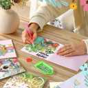 Saillong 12 Pack Spring Diamond Painting Greeting Card Kits Easter Diamond Art Cards with Envelopes Gnome Tulips Flowers 5d Rhinestones Painting Kits for Adults DIY Crafts Family Friend Spring Gifts