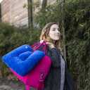 Travel Pillow for Everything. Not just a Neck Pillow. Lumbar and Back Support. Solves All Your Travel Needs for Cars, RV, Train, Camping, Airplanes, Couch Home.