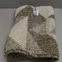 Indoor Doormat 32"x 48", Absorbent Front Back Door Mat Floor Mats, Rubber Backing Non Slip Door Mats Inside Mud Dirt Trapper Entrance Front Door Rug Carpet, Machine Washable Low Profile-Brown Geome