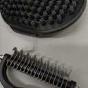 3PCS Self Cleaning Slicker Brush & Pet Grooming Rake & Bath Brush for Dogs, Cats and Horses | Double-Sided Dematting Comb & Skin Friendly Deshedding Grooming Tool | Premium Pet Supplies(Green Black)