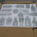 BIGIVACA Glass Bud Vases Set of 30 - Small Clear Flower Vase in Bulk for Wedding Centerpieces, Home Table Decor, Party Decorations