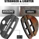 NICECNC Handlebar Clamp Aluminum Compatible with Yamaha Raptor 700 2006-2009 2011-2026, Raptor 700 Special Edition 2010 Black