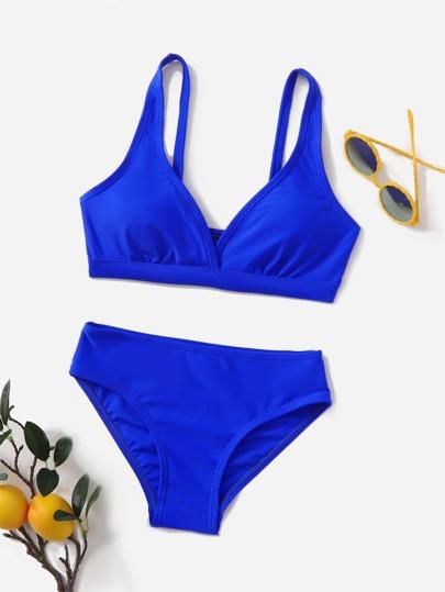 Bikinis Women High Rise Plus Size Hot Bathing Suit Push Up Swimsuit Two Piece Swimwear Chubby Beachwear Petite Bikini, M