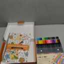 Adult Coloring Book Set,Spiral Bound Coloring Books for Adults Relaxation with 36 Colors Non-Toxic Markers, Anxiety Relief Gifts with 30 Patterns Included Mandala Animal Flowers