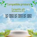 PayForLess for 822XL Remanufactured for Epson 822XL Ink Cartridges for 822 XL T822 Workforce Pro WF-3820 WF-3823 WF-4820 WF-4830 WF-4833 WF-4834 Printer 2 Black 2 Cyan 2 Magenta 2 Yellow 8 Pack