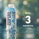 Isopure Clear Protein Water with Electrolytes, 15g Whey Protein Isolate, Zero Sugar, Unflavored, 20 fl oz Bottles, 12-Pack (EXP 08/13/26)