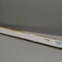 36 Inch Slide-On PVC Door Sweep for Bottom of Door, Door Bottom Seal with Drip Cap, Fits 1-3/4" Doors and 3/8"-7/8" Gaps, Exterior Door Draft Stopper, White, Made in USA