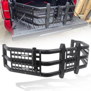 Trumgeta 49.5" to 56.5" Adjustable Truck Bed Extender, Fit for Toyota Tacoma 2016-2026, Tailgate Extender with MOLLE Panel, 180 Flip Bed Divider
