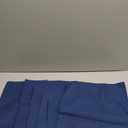 Cloth Navy Blue Placemats Set of 8, Linen Type Fabric Placemats Machine Washable Heat Resistant Placemats Polyester Place Mats for Halloween, Thanksgiving and Christmas Dining Table (Navy Blue)