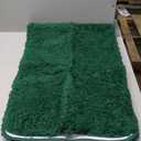 Arotive Luxury Chenille Bathroom Rug Mat, Extra Soft Thick Absorbent Shaggy Bath Rugs, Non-Slip Machine Wash Dry, Plush Bath Mats for Bathroom, Shower and Tub, 24x16, Green