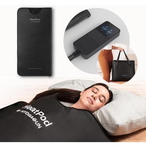 HYDRAGUN HeatPod Infrared Sauna Blanket for Well-Being and Detox - Relax Your Body & Mind - Personal Sauna, Portable Sauna for Home, Full Body