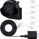 Saillong 0.85a Air Inflatable Blower with 6 LED Lights, Halloween Christmas Air Inflatable Blower Replacement Motor for Yard Inflated Decor, Fan Blowup Motor for Garden Yard Christmas Decor