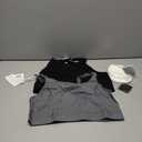 Momcozy Pumping Bra, Pumping Bra Hands Free All Day Wear Pumping & Nursing Bra in One Holding Breast Pump for Spectra, Medela (Large, Black,grey-2pk)