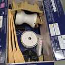 42 inch Flush Mount Ceiling Fans with Lights, Quiet Reversible DC Motor, High Hardness Moisture-Proof Blades, Modern Low Profile Ceiling Fan with Light for Outdoor Indoor Farmhouse