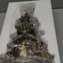 Candieslife Musical Christmas Tree Nativity Scene with Figurines LED Light, Christmas Holy Family Nativity Scene for Xmas Decor Gift, Tabletop Decorative Home Christmas Ornaments