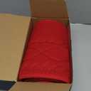 Noiclub Christmas Tree Collar, Adjusted Christmas Tree Base Cover for Artificial Trees, Knit Red Rustic Farmhouse Xmas Tree Ring Skirt for 6ft 6.5 ft 7ft 7.5ft Tree