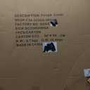 G GOOD GAIN Firepit Lid Round 36 Inch - Rust Resistant Fire Pit Lid Cover with Wooden Handle & Gloves, Fire Pit Snuffer Lid for Courtyards, Patio, Winter Cold Protection. Fits Fire Pits Up to 34"