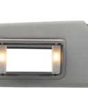 NHILES Driver Left Side Sun Visor Compatible with Honda CRV 2017 2018 2019 2020 2021 2022 Sunshade Number 83280TLAA12ZB Color: Gray