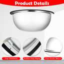2 Pcs Acrylic Half Dome Blindspot Mirror - 18" Diameter Safety Convex Mirror for Wall, Ceiling, Driveway, Outdoor, Hallway, Warehouse, Office