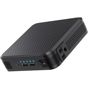 Portable Laptop Power Bank 100W AC Outlet, 72Wh/20000mAh with 65W PD USB C Portable Laptop Charger, External Battery Pack for MacBook, Notebooks, Laptops