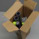 Floor Scrub Brush 2 in 1 Scrape and Stiff Bristle Deck Brush for Cleaning Concrete, Patio, Garage, Kitchen, Carpet and Bathroom 57" Long Handle (Green)