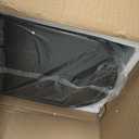 Black Galvanized Steel Post-Mount Mailbox, L19in. W x 6.7 in. H x8.7 in, Large Mailbox,Mailboxes for Outside Post Mount