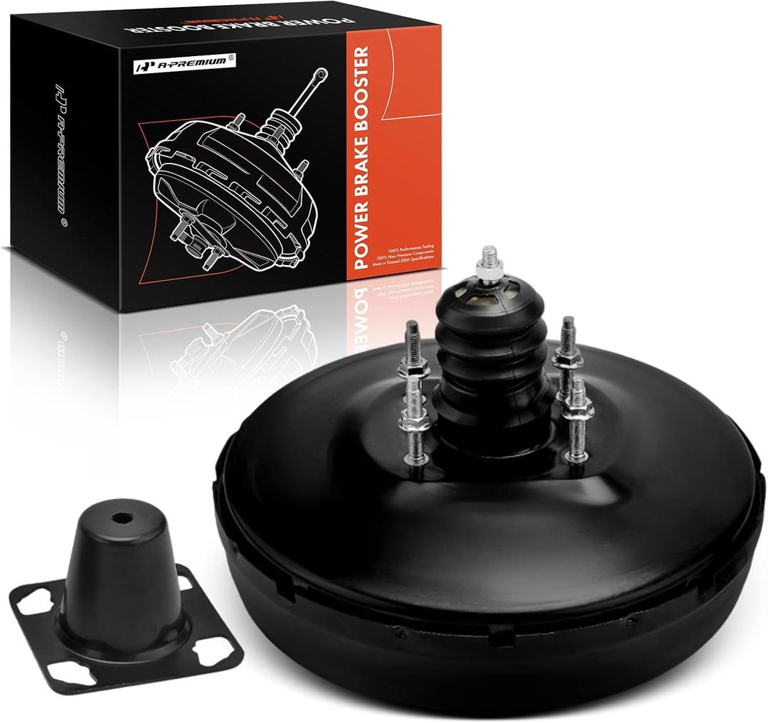 A-Premium Vacuum Power Brake Booster Compatible with Honda CR-V 2007-2011, Accord Crosstour 2010-2011, Pilot 2009-2015, Crosstour 2012 & Acura TSX 2010, 2.4L 3.5L, Without Master Cylinder