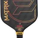 18K Carbon Fiber Pickleball Paddle USAPA Approved Matrix Thermoformed Paddle for Intermediate and Pro Players, Textured Surface, Foam Edge, Premium Grip, Power & Spin Control PIXA Pickleball
