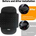 Car Armrest Cushion, Console Covers for SUV, Car Center Console Cover, Arm Rest Cover for Car, Long-Lasting, Soft and Comfortable, Suitable for Most Cars (Black)
