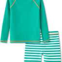 UMELOK Boys' Rash Guard Swim Set