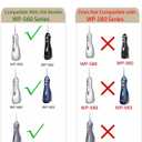 VHBW Magnetic Charger for Waterpik Water Flosser WP-560, Charging Cord Compatible with Waterpik Cordless Water Flosser WP-560 WP-562 WP-563 WP-567 WP-569 Power Cord (Not for WP-580 Series)