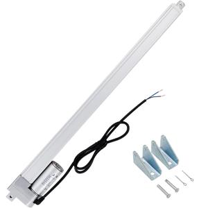 12V High Speed Linear Actuator - 20 Inch Stroke, 66lbs/300N, 1.77"/s Speed, IP54 Waterproof Linear Motion Actuators with Mounting Brackets, for Window/Door Opener, Cabinet, Home Automation