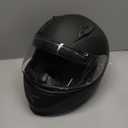 GLX GX11 Compact Motorcycle Helmet - Matte Black, Large - Full Face w/ Tinted Visor, DOT Approved, S