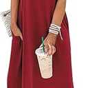 ANRABESS Women Summer Maxi Dress Beach Vacation Sundress Sleeveless Casual Loose Shirt Dresses 2025 Travel Outfits S
