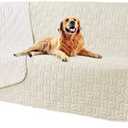 Tcksstex Waterproof and Anti-Slip Dog Bed Cover and Pet Blanket Sofa Pet Bed Mat ，car Incontinence Mattress Protectors Furniture Couch Cover for Most Cats Dogs, Pets（52"x82"-Ivory）