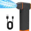 Electric Air Duster,130000RPM,Super Strong Wind Air Blower,3 Speeds Adjustable,Compressed Air Duster,Rechargeable Cordless Dust Blower,for Computer, Keyboard,Outdoor,House