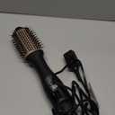 Nicebay Hair Dryer Brush, Blow Dryer Brush for Women Fast Styling, One Step Blowout Brush with Display Screen-Less Frizz, More Shine, Oval Ceramic Barrel, Negative Ion (Black&gold)