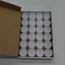 Homemory 24-Pack Flameless LED Tea Lights Candles Battery Operated, 200+Hour Fake Electric Candles TeaLights for Votive, Aniversary, Wedding Centerpiece Table Decor, Funeral, Halloween, Christmas (Bright Amber Glow  White Body)