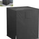 BEWAVE Air Conditioner Cover for Outside Units, Waterproof Durable Duty Outdoor Square Air Condition Covers Fits up to 26x26x32 inches
