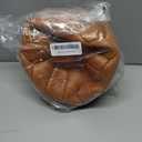 Vintage Soccer Ball Antique Leather Football Size 5, Light Brown