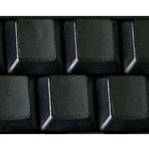 Blank Keyboard Stickers Non Transparent Black Background