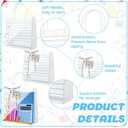 24 Sets Teacher Appreciation Gifts Bags Notebook Line Clear PVC Bags with Handle Thank You Tag Ribbon PVC Clear Candy Treat Goodies Tote Bags for Teachers' Day Classroom School Office Party Supplies