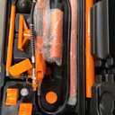 VEVOR 12 Ton Porta Power Kit, Hydraulic Ram with Pump with 4.6 ft/1.4 m Oil Hose, Portable Hydraulic Jack with Storage Case for Automotive, Garage, Farm, Mechanic (26455 LBS)