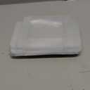 50 Pack 4x4x1.2inch Clear Single Cookies Boxes with Full Window Plastic Boxes Bakery Packaging for Small Treat Macaron Donut Chocolate Dessert Party Christmas Valentine's Mother's Day Birthday