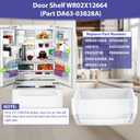 WR02X12664 Door Shelf Bin Compatible With ge Refrigerator(some models,not all): PFSF6PKXABB, PFSF6PKXCBB, PFSF6PKXBB, Asm Guard Ref 1467815 Replacement PS2322799, DA63-03828A, WR02X13335, AP4344619