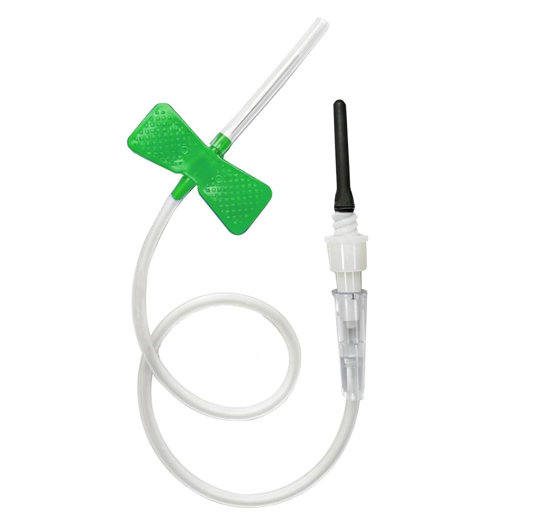 Blood Collection Needles, 21G Butterfly Needles Individually Sealed - 50pcs