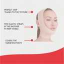 Post Surgical Chin Strap Bandage for Women - Neck and Chin Compression Garment Wrap - Face Slimmer, Jowl Tightening (L)
